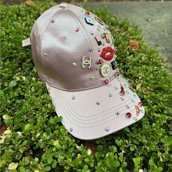 Pink Cap with Cute Charms - Picture 5 of 5